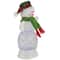 LED Lighted Acrylic Snowman Christmas Snow Globe - 11"